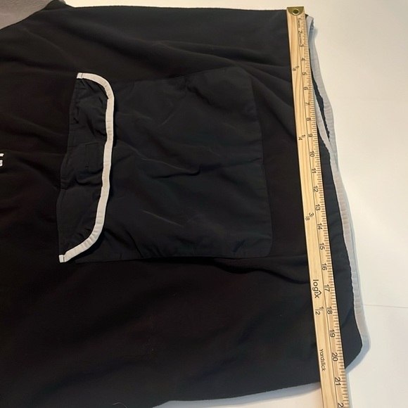 Edgar & Ash Black and Gray Front Pocket Quarter Zip Pullover Fleece Size XL - Picture 4 of 11